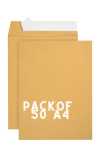 50 Self Seal A4 Envelopes 229MM X 324MM 100GSM