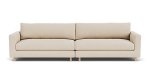 Dylan 4 Seater Couch Pasha Dune Oak Soap Legs - Pasha Dune