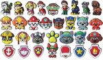 20PCS Paw Patrol Shoe Charms