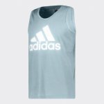 Adidas Womens Essential Big Logo Tank Blue