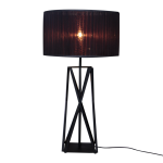 Tiffany Table Lamp - Lamp Base With Shade Sandpaper Black