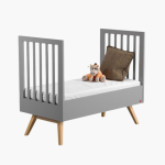 Nautis Cot Bed Grey And Oak