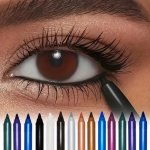 14 Colors Eyeliner Pencil Long Lasting Waterproof Eyeliner Pencil Stick Eyeshadow Pencil Black Rose Blue Eye Makeup Pen