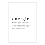Energie Art Print - A3