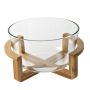 - Emily Salad Bowl W Bamboo Base