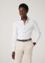 Slim Textured Long Sleeve Shirt