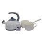 Grey Kitchen Basket Tea Playset