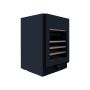 Snomaster SMWC-46PRO H 46 Bottle Pro Series Dual Zone Wine Cooler With Heated Door