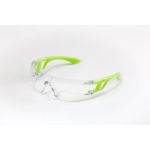 - Safety Glasses Sporty Cool Lime Frame Spectacle Clear Lenses