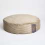 Cord Velour Dog Bed - Khaki / Small