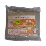 40'S Heavy Duty Clear Refuse Bags