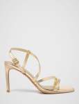 Portia Pm Asymmetrical Sandal Heel - 41 Gold