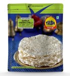 Garlic Green Chilli Papad Lasan Marchu Papar 200G - Crispy Spiced Lentil Crackers For Starters Bold Pungent & Crunchy Appetizer