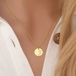 Freya Gold Plated 925 Sterling Silver Flower Necklace 11MM On 45CM Chain