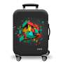 Printed Luggage Protector Cover - Cubex Flux - Xlarge