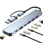 Dw 7 In 1 USB 3.0 & Usb-c To USB 3.0 & USB2.0 Hub - BYL-2217TU