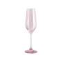 Pink Lustre Champagne Flute