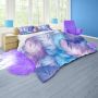 Pastel Feathers Duvet Cover Set King