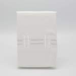 500 Thread Count Embroidered Egyptian Cotton Corfu PILLOWCASE Pair - Grey Stitch King 50 X 90CM