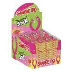 Sweeto Strawberry Sour Sticks 24X30GR