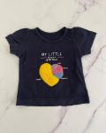 Woolworths Blue Fluffy Heart T Shirt 1 3M