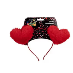 Plush Love Heart Headband For Valentine