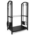 Lifespace Log Holder Set With 4 X Fireplace Tools