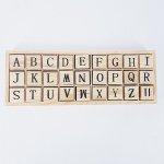 Wooden Letter Blocks Set - Factory Plaza