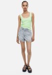 Rib-knit Vest Top - Light Green
