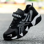 Casual Comfortable Low Top Sneakers For Boys Lightweight Non-slip Sport Shoes For Outdoor Walking Running