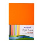 Marlin Project Boards A4 160GSM 100'S Bright Orange