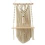 Boho Macrame Tapestry Crochet Hanging Shelves Home Stylish Decor