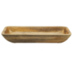 Wood Rectangle Serving Bowl 45X20X7CM