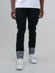 Target Turn Up Slim Fit Denim - Black - Black 42