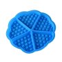 Blue Silicone Waffle Mould