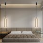 1/2PCS Modern Nordic LED Chandelier Pendant Light 12W Indoor LED Lighting Fixture For Living Room Bedside Aisle Corridor Hanging Lamp