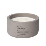 Fraga Scented Candle In Satellite Grey Container 13CM - Royal Leather