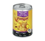Pampers Pamper Cuts In Jelly Beef & Liver Flavoured Cat Food Can 385G
