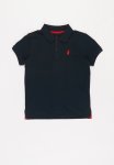 Polo Boys Austin Short Sleeve Golfer - Navy