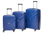 Travelite Travelwize Java Pp 4-WHEEL Spinner 55CM Luggage - Azure