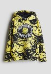 Motif-detail Hoodie - Black