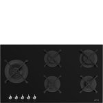 Smeg PV395LNSA2 900 Classic 5 Burner Gas On Glass Hob