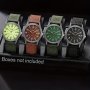 Men's Watch 4 Piece Set Calendar Fashioncasual Nightlight Digital Dial Quartz Watch Set