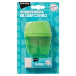 Pnp Assorted Canister Sharpener & Eraser Set