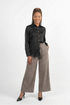 Wide Leg Trousers - XXL Brown