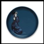 Carrol Boyes Indigo Blues Salad Bowl Stoneware Blue