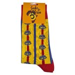 Socks For Africa Pattern Socks Yellow Chappies 2 Piece