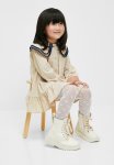 PoP Candy Button Down Dress - White & Blue