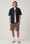 Cotton On Tactical Cargo Short - Vintage Dark Brown