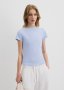 Australian Cotton Boat Neck Rib T-Shirt